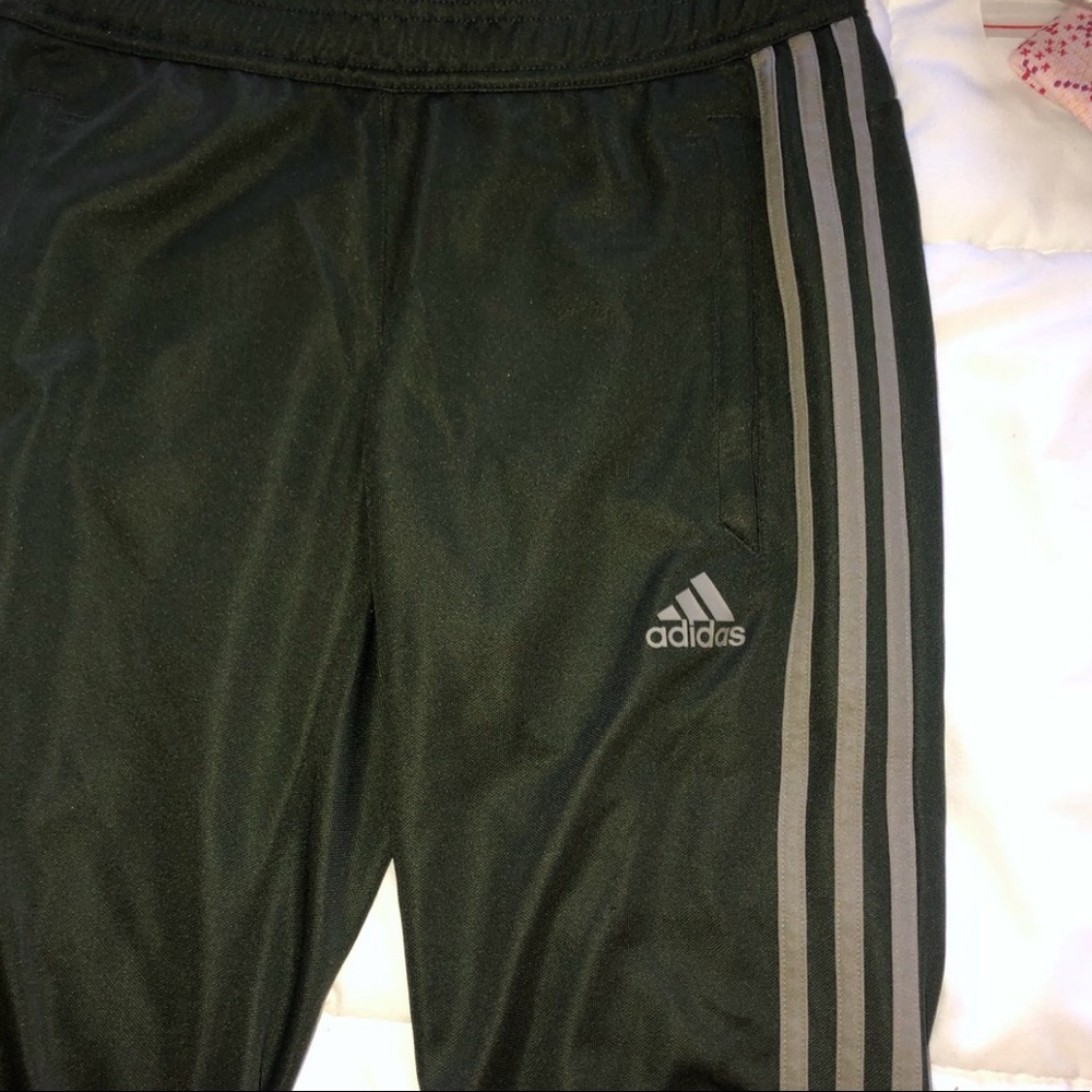 Olive Green Adidas Tiro Pants